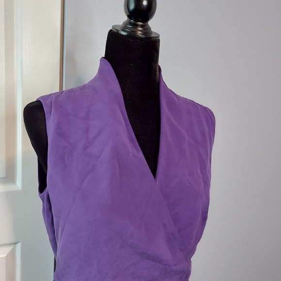 Jones New York Silk Wrap Dress Size 8 - Picture 2 of 12